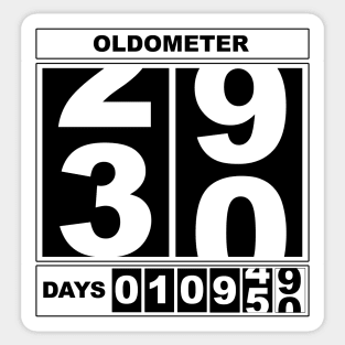 30th Birthday Oldometer Sticker